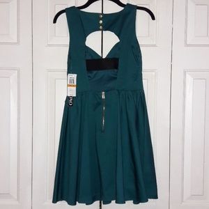 NWT XOXO Teal A Line Dress